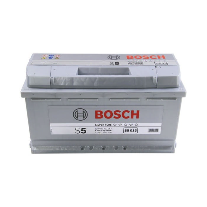 Аккумулятор BOSCH S5 Silver Plus 100Ah 830А обр.п 353x175x190 0092S50130