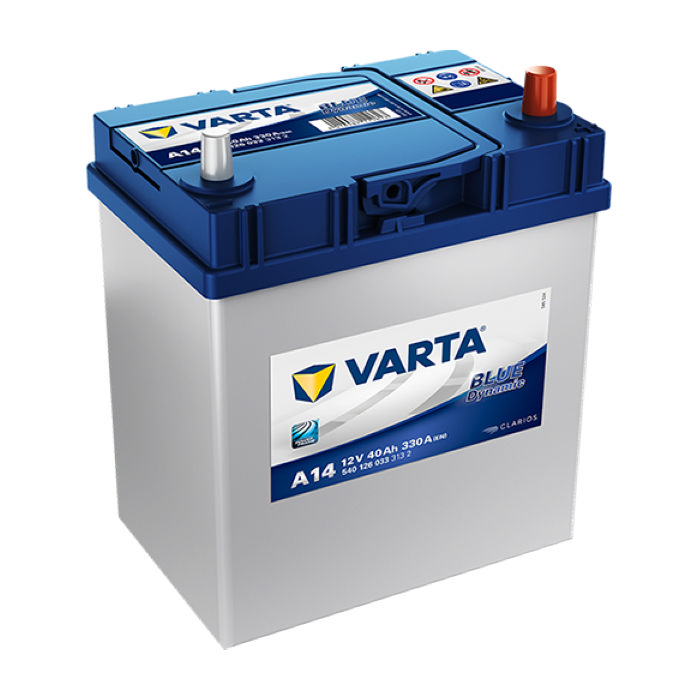 Аккумулятор VARTA Blue Dynamic 40Ah 330А обр.п. 187x127x227 540126033
