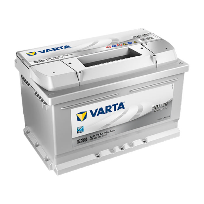 Аккумулятор VARTA Silver Dynamic 74Ah 750А обр.п. 278x175x175 574402075