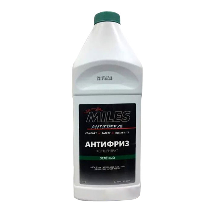 Антифриз-концентрат MILES Antifreeze G11 зеленый 1кг