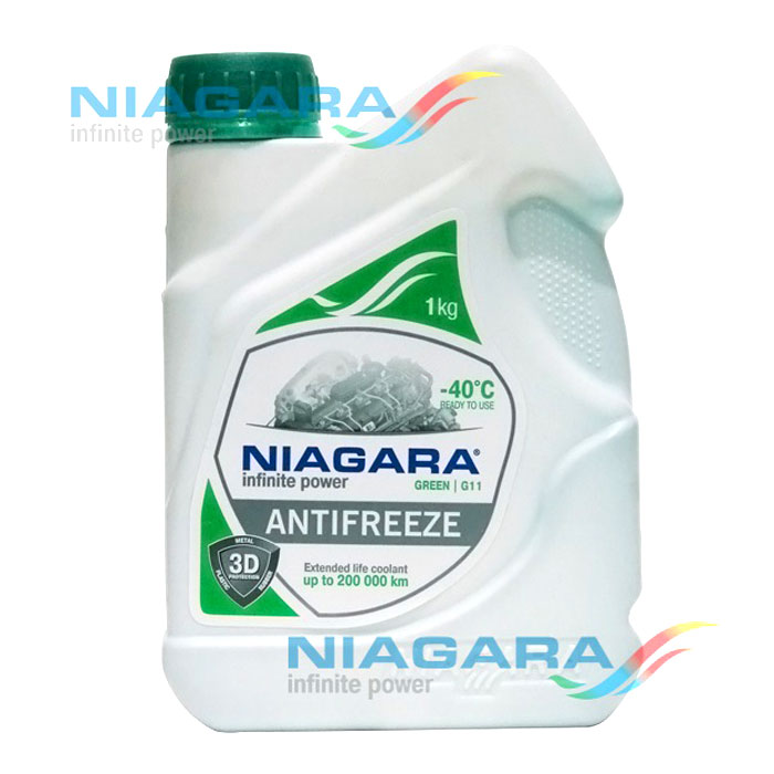 Антифриз NIAGARA GREEN G11 зеленый 1кг 001001002006
