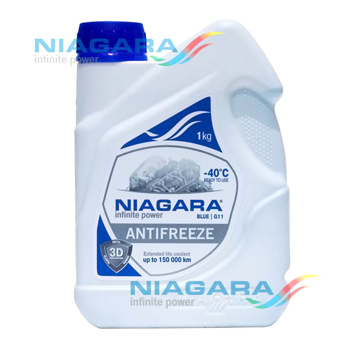 Антифриз NIAGARA BLUE G11 синий 1кг 001001003006