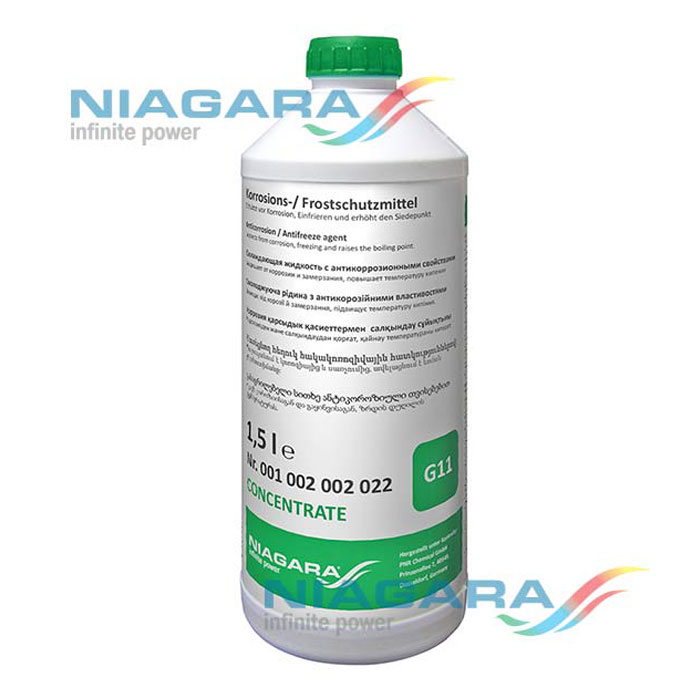 Антифриз-концентрат NIAGARA GREEN G11 зеленый 1.5л 001002002022