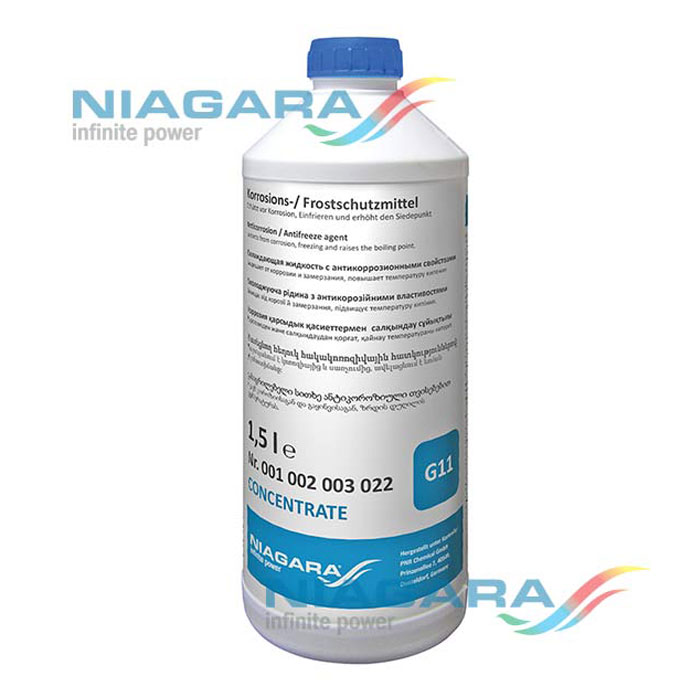 Антифриз-концентрат NIAGARA BLUE G11 синий 1.5л 001002003022