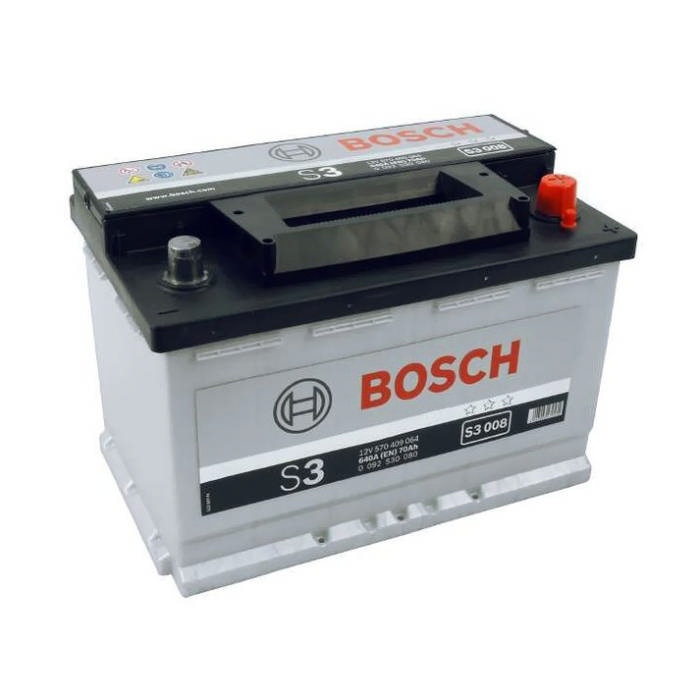 Аккумулятор BOSCH S3 70Ah 640А обр.п 278x175x190 0092S30080