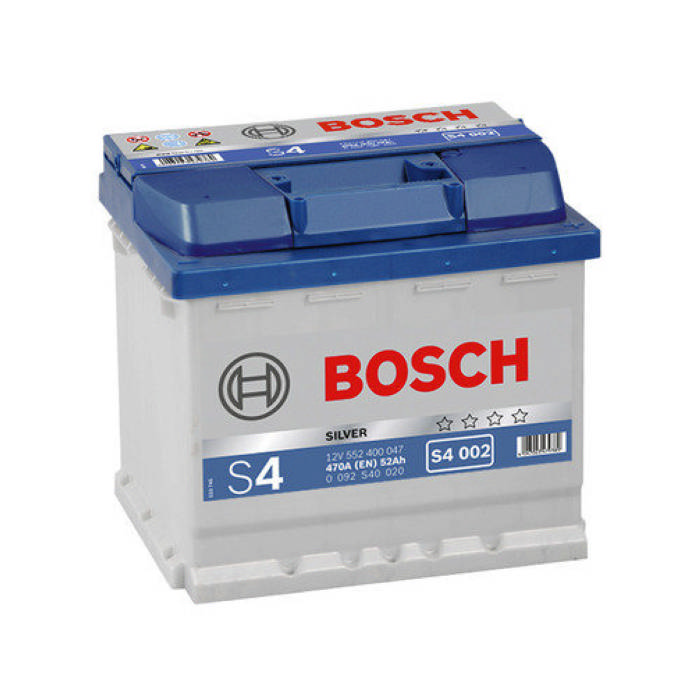 Аккумулятор BOSCH S4 Silver 52Ah 470А обр.п 207x175x190 0092S40020