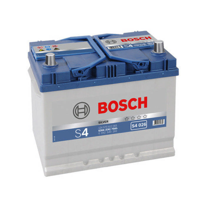 Аккумулятор BOSCH S4 Silver 70Ah 630А обр.п 260x175x220 0092S40260