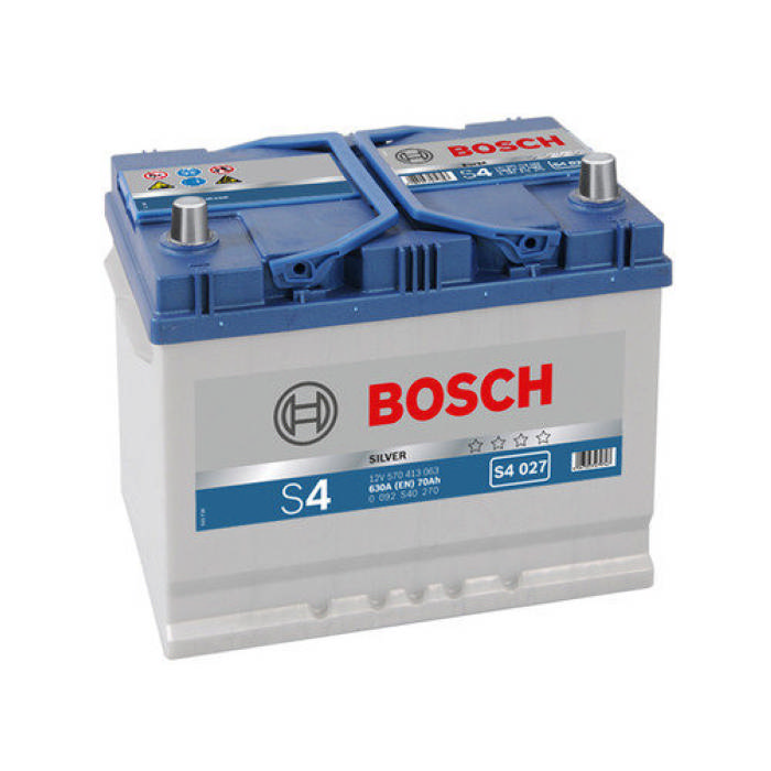 Аккумулятор BOSCH S4 Silver 70Ah 630А прям.п 260x175x220 0092S40270