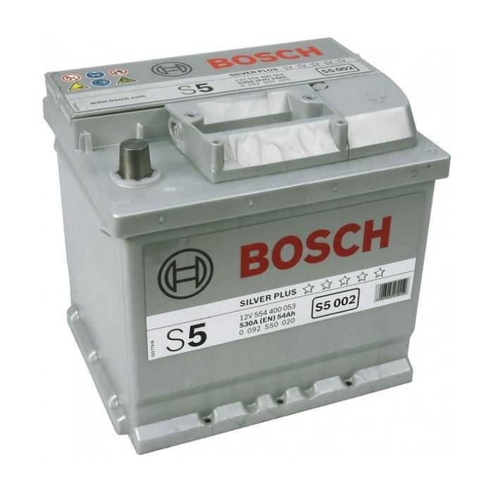 Аккумулятор BOSCH S5 Silver Plus 54Ah 530А обр.п 207x175x190 0092S50020