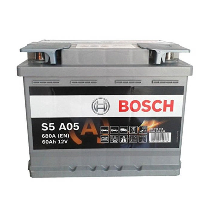Аккумулятор BOSCH S5 AGM 60Ah 680А обр.п 242x175x190 0092S5A050