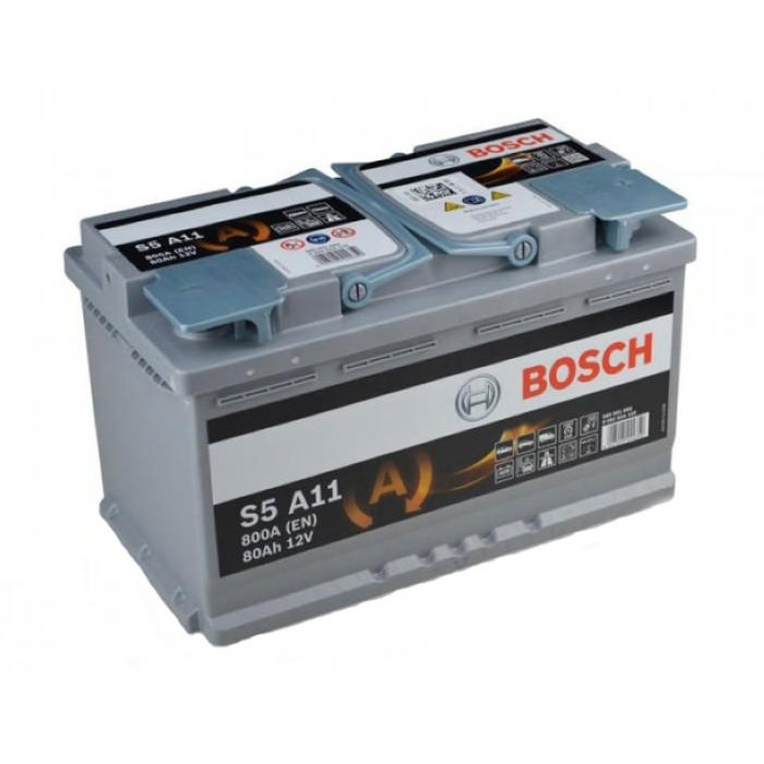 Аккумулятор BOSCH S5 AGM 80Ah 800А обр.п 315x175x190 0092S5A110