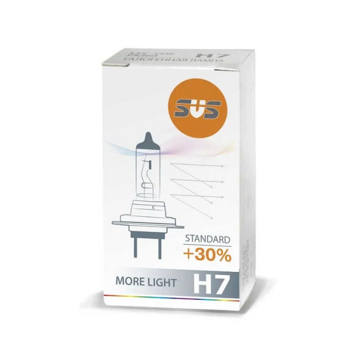 Лампа H7 SVS Standard 30%, картон, 0200006000
