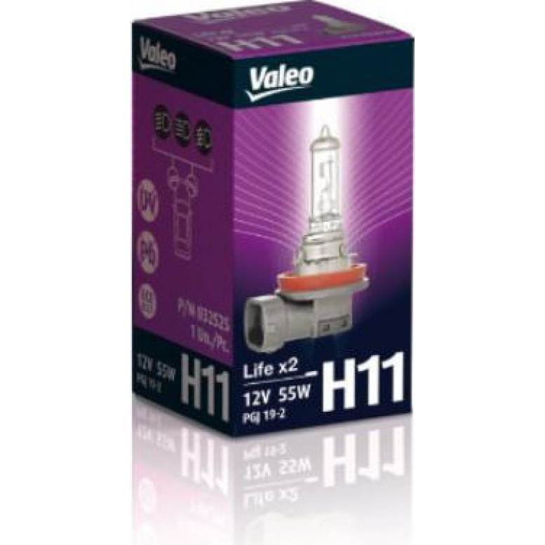 Лампа H11 Valeo Life X2 [картон] 032525