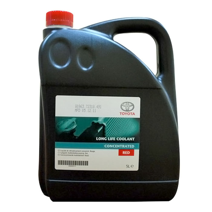 Антифриз-концентрат TOYOTA Long Life Coolant красный 5л