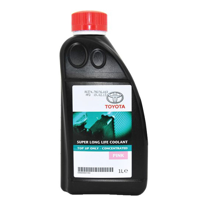 Антифриз-концентрат TOYOTA Super Long Life Coolant розовый 1л TOYOTA-LEXUS 0888980140