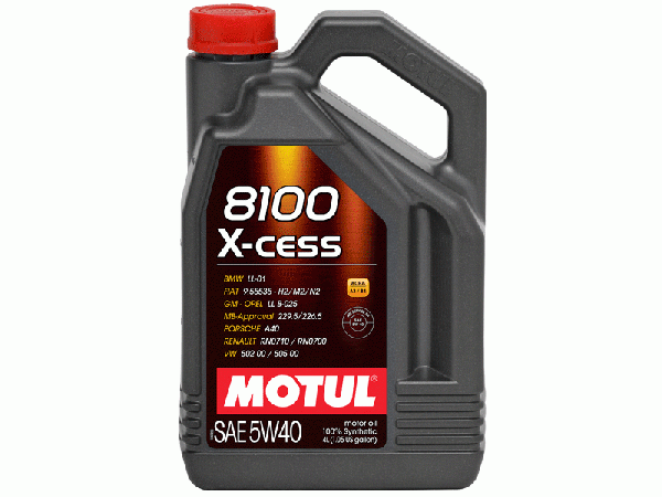 Масло моторное MOTUL 8100 X-cess 5W-40 5л 102870