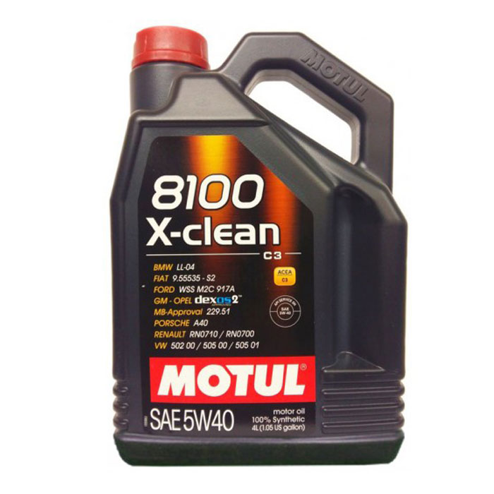Масло моторное MOTUL 8100 X-clean 5W-40 4л 104720