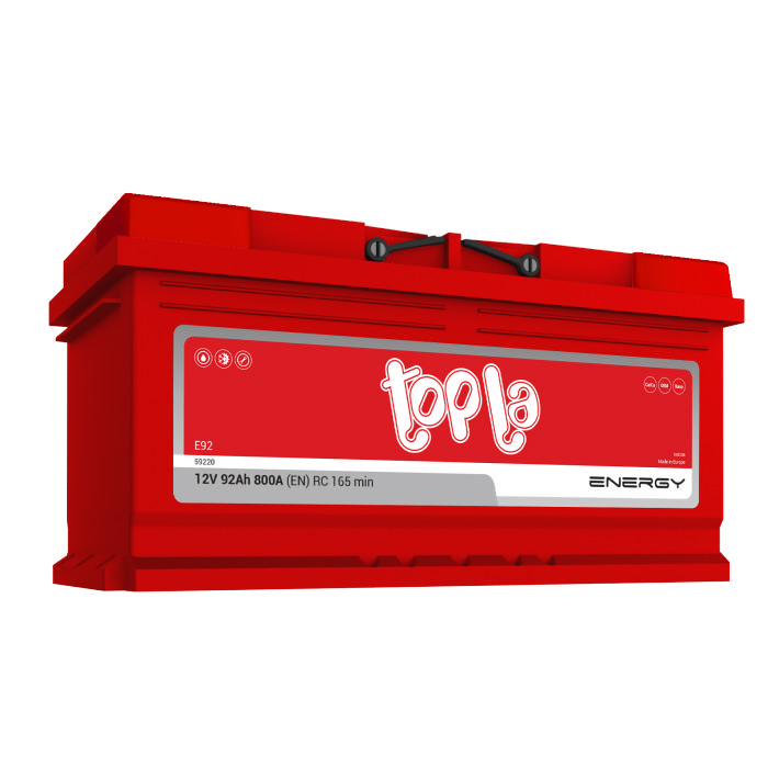 Аккумулятор TOPLA Energy 92Ah 800А обр.п Ca/Ca 353x175x175 108092