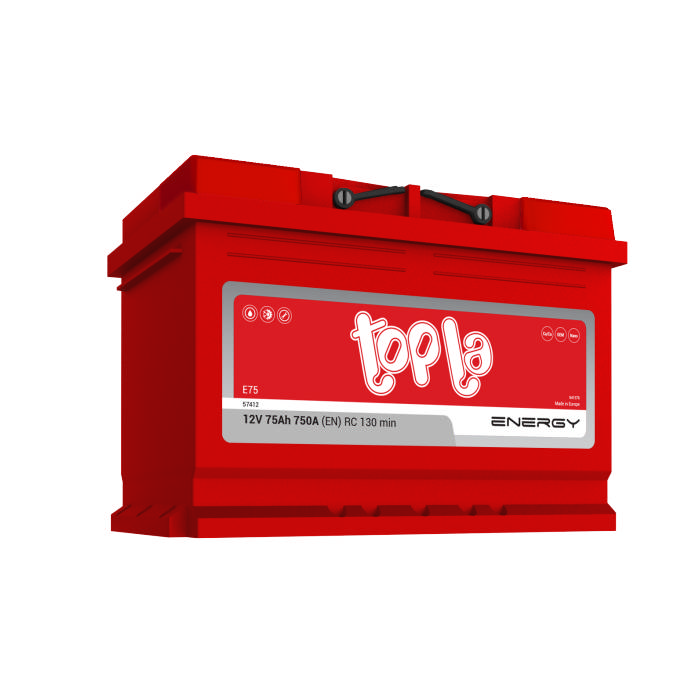 Аккумулятор TOPLA Energy 75Ah 700А обр.п Ca/Ca 278x175x190 108275