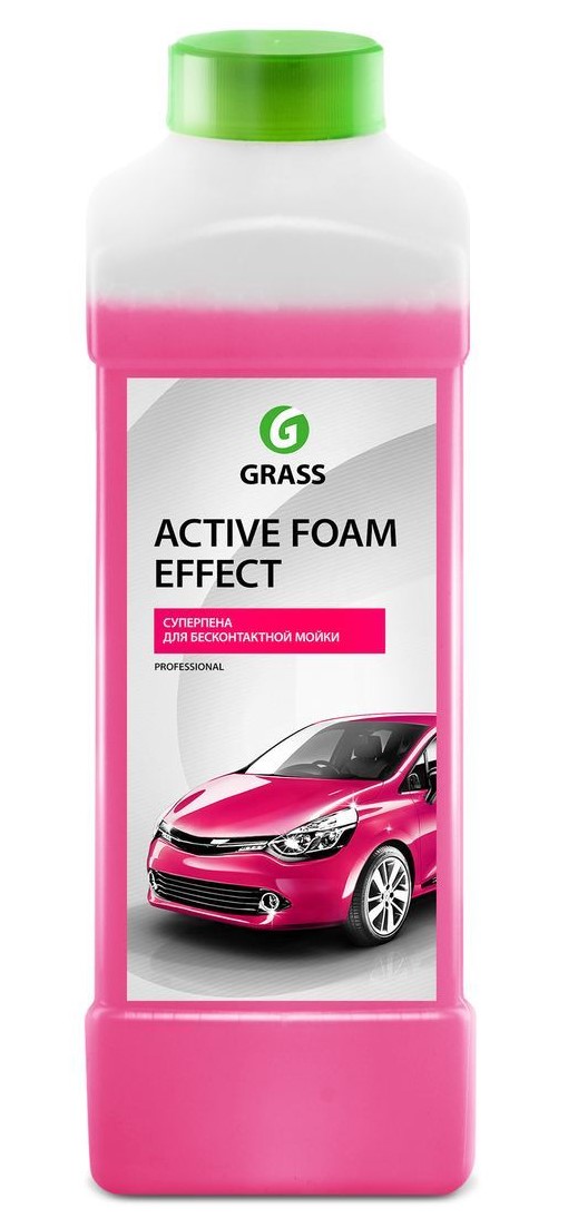 Автошампунь Grass Active Foam Effect, 1л 113110