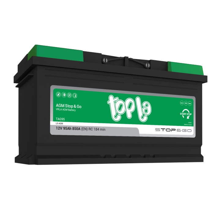 Аккумулятор TOPLA AGM Stop&Go L5 95Ah 850А обр.п Ca/Ca 353x175x190 114090