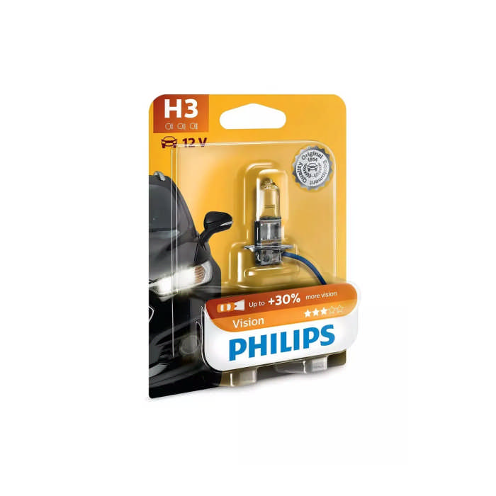 Лампа H3 PHILIPS Premium, блистер, 12336PRB1