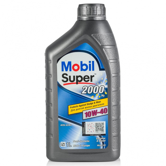 Масло моторное MOBIL Super 2000 10W-40 1л 152569