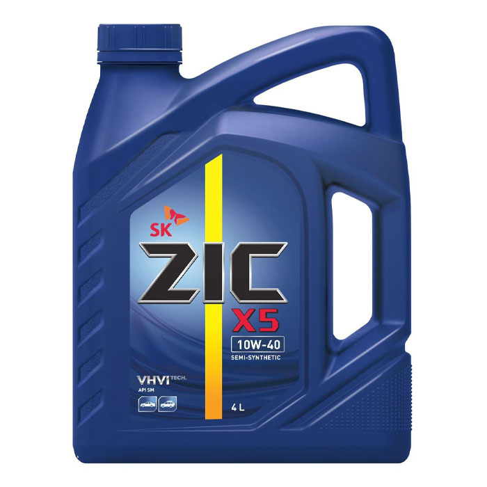 Масло моторное ZIC X5 10W-40, 4л, 162622