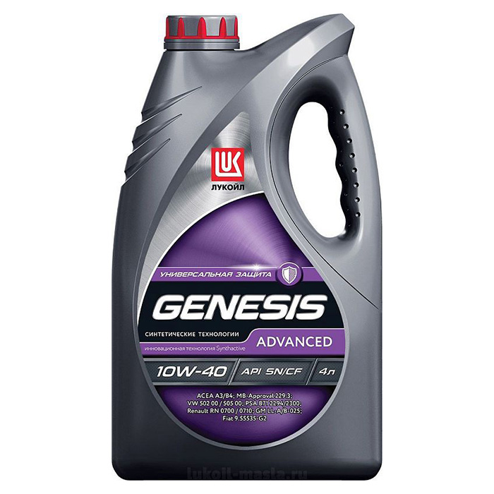Масло моторное LUKOIL GENESIS ADVANCED 10W-40 1л 1632649