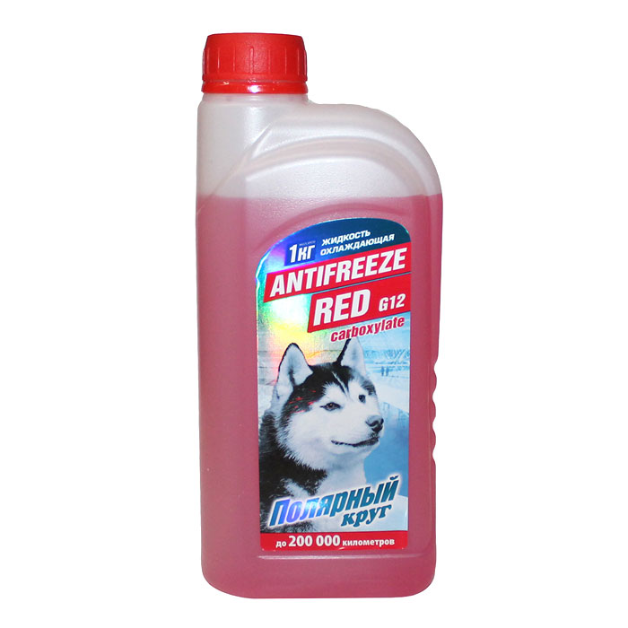 Антифриз ПОЛЯРНЫЙ КРУГ G12 красный 1кг 176709