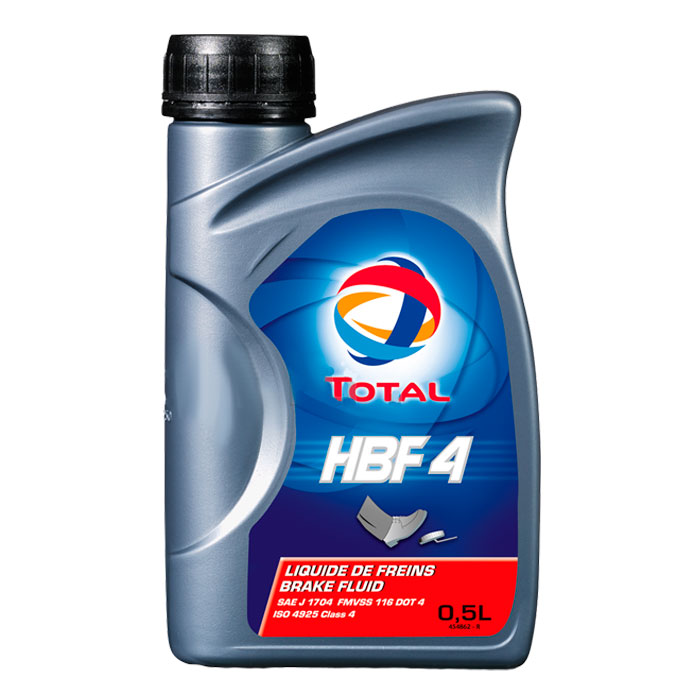 Жидкость тормозная TOTAL Brake Fluid HBF 4 DOT 4 0.5л