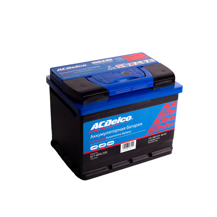 Аккумулятор ACDelco 60Ah 600A обр.п Ca/Ca 242x175x190 19375455