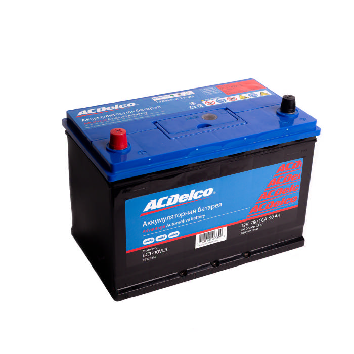 Аккумулятор ACDelco 90Ah 780A прям.п Ca/Ca 306x175x225 19375465