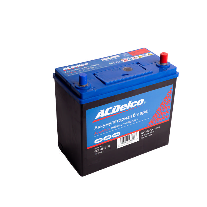 Аккумулятор ACDelco 45Ah 425A обр.п 238x175x225 19375466