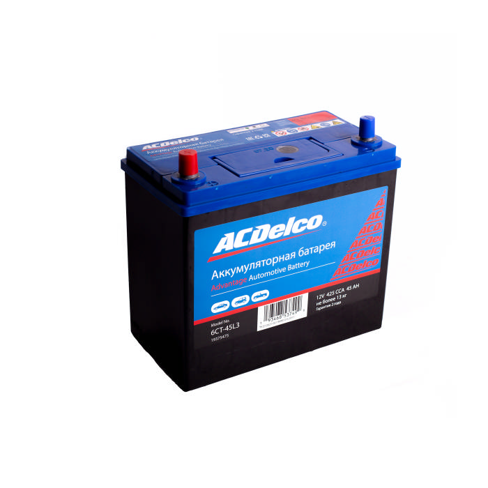 Аккумулятор ACDelco 45Ah 425A прям.п 238x129x225 19375475