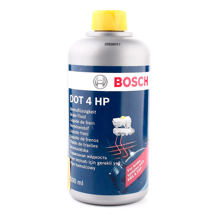 Жидкость тормозная BOSCH Brake Fluid HP DOT 4 0.5л