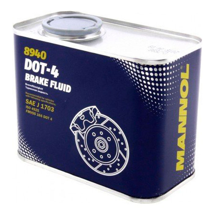 Жидкость тормозная MANNOL Brake Fluid DOT 4 0.5л