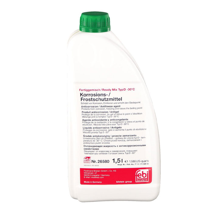 Антифриз-концентрат FEBI G11 зеленый 1.5л 26580
