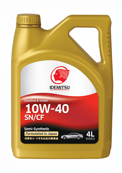 Масло моторное IDEMITSU 10W-40 4л 30015049746