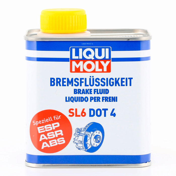 Жидкость тормозная LIQUI MOLY Bremsflussigkeit SL6 DOT 4 0.25л