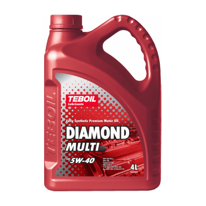 Масло моторное TEBOIL Diamond Multi 5W-40 A3/B4, SN, RN 0700/0710, 4л, 3455081