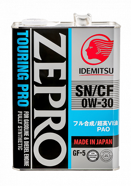 Масло моторное IDEMITSU ZEPRO 0W-30 4л 3615004