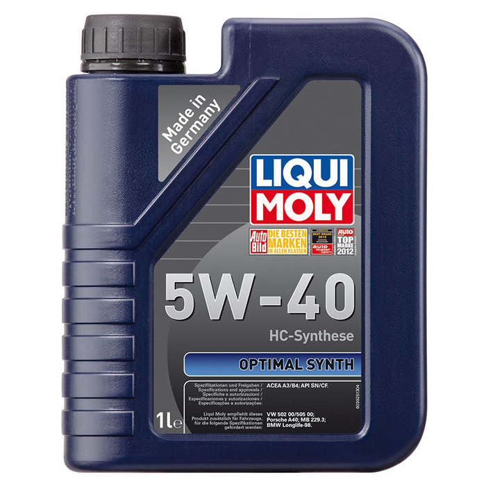 Масло моторное LIQUI MOLY OPTIMAL Synth 5W-40 1л 3925