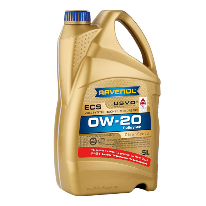 Масло моторное RAVENOL ECS 0W-20 4л 1л 4014835851566