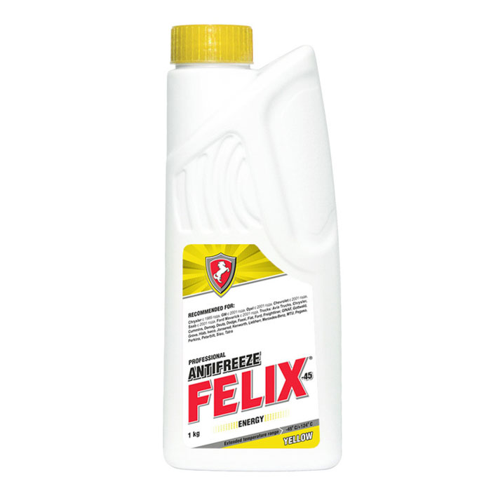 Антифриз FELIX G12 желтый 1кг 430206026
