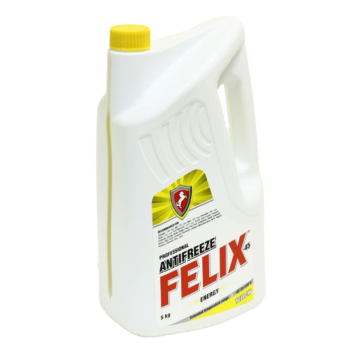 Антифриз FELIX G12 желтый 5кг 430206027