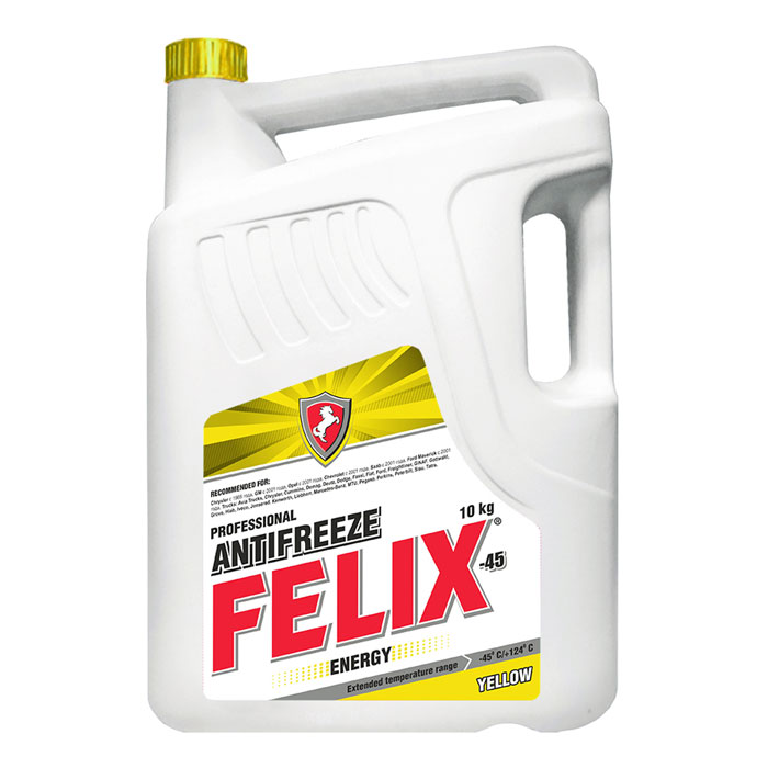 Антифриз FELIX G12 желтый 10кг 430206028