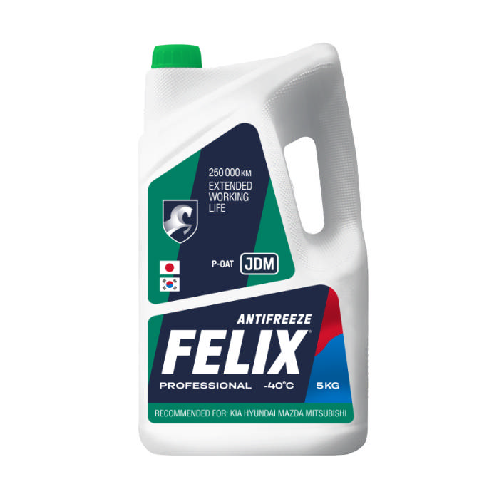 Антифриз FELIX JDM G11 зеленый 5кг 430206331