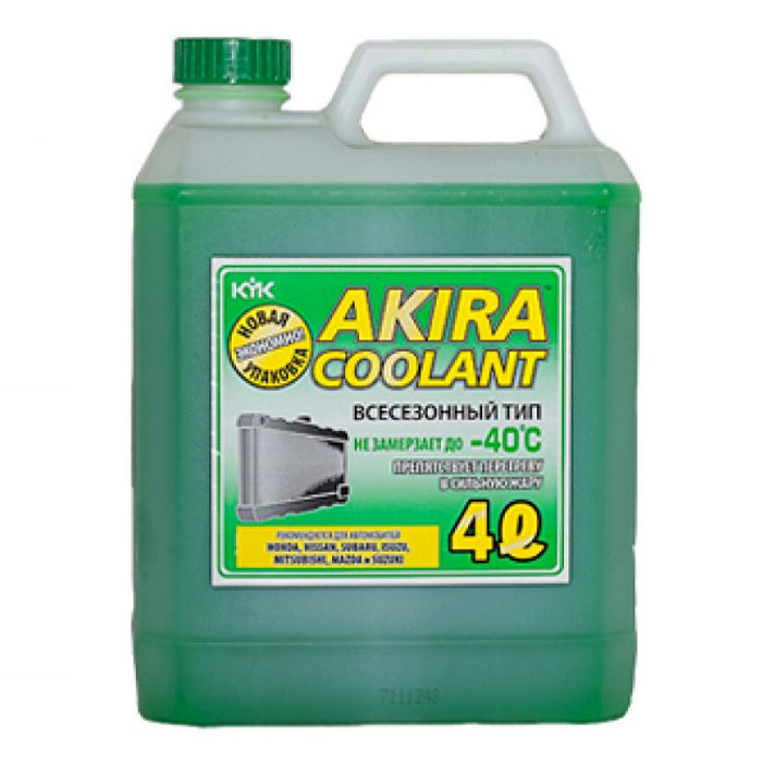 Антифриз KYK AKIRA LLC G11 зеленый 4кг