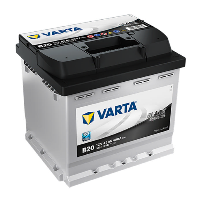 Аккумулятор VARTA Black Dynamic 45Ah 400А прям.п 207x175x190 545413040